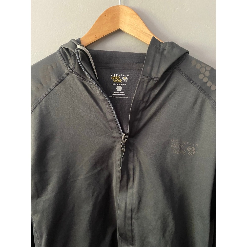 Mountain Hardware Wind Stopper Soft Shell Hooded jacket men's L